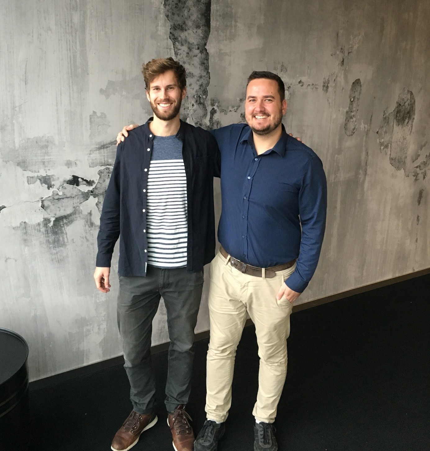Team anavo medical: Tino Matter (links) and Sebastian Loy (rechts).