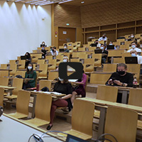 CAS Studenten im Vorlesesaal