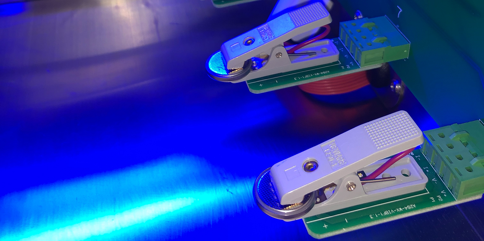 Prototyp Knopf Batterien