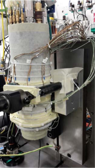 Enlarged view: Test of the new spindle