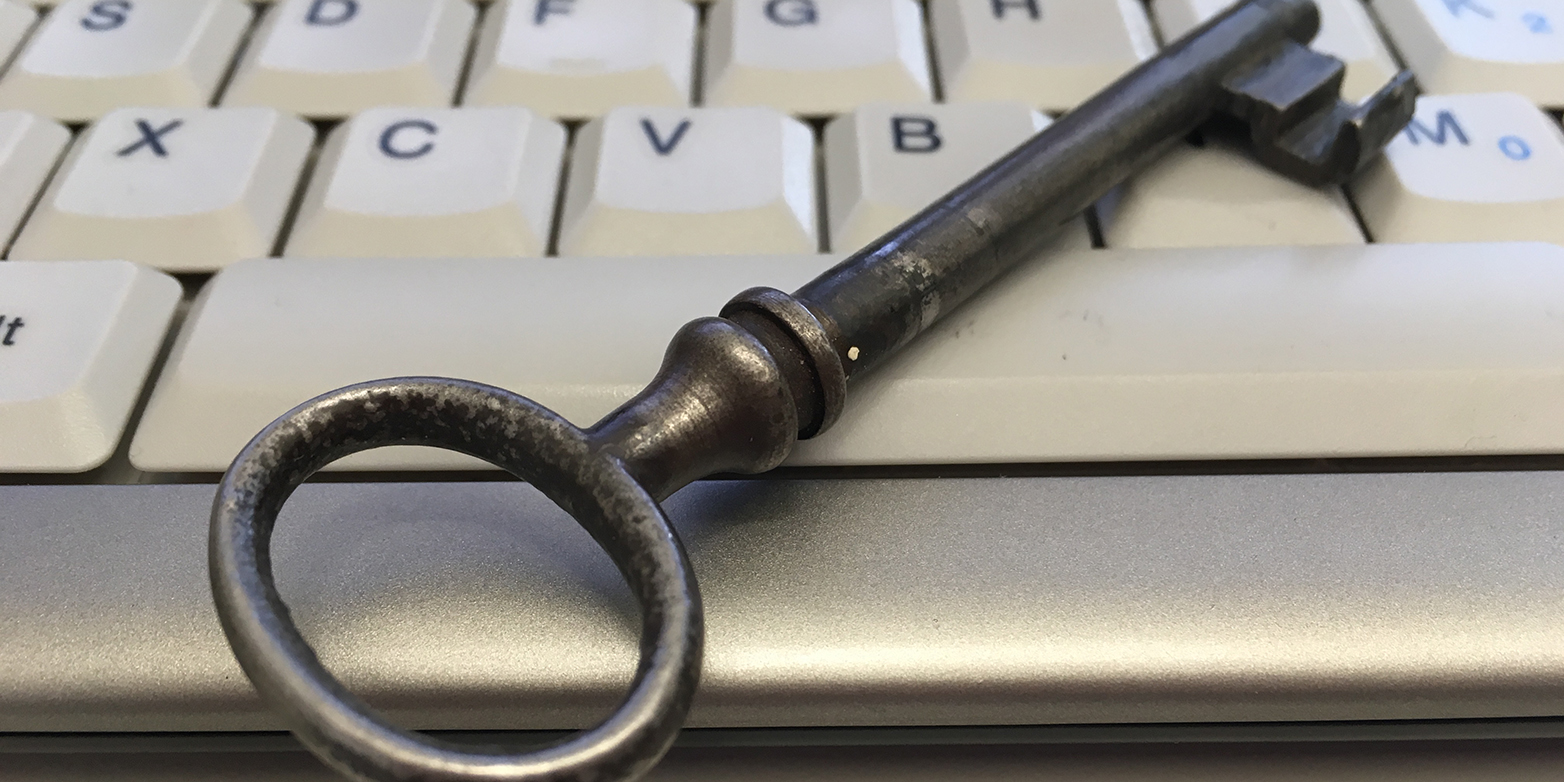 key on keyboard