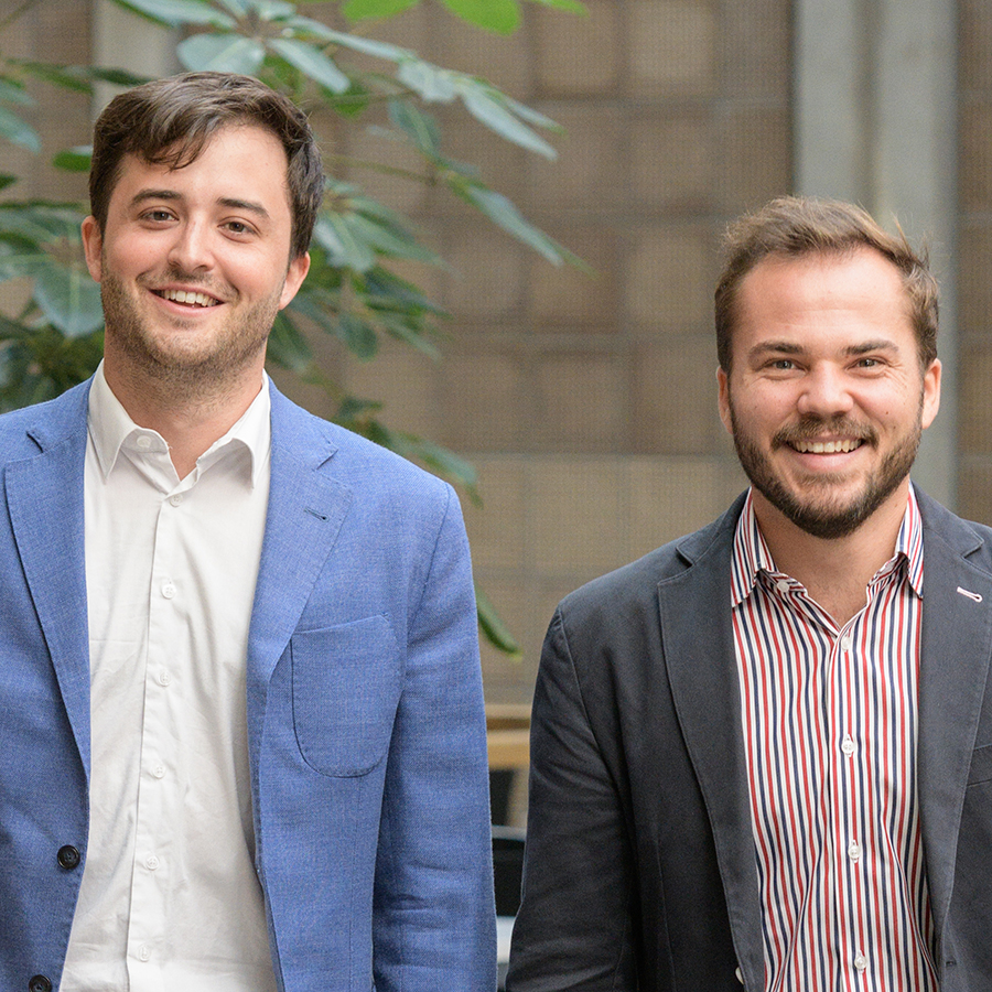 Alessandro Ofner (left) and Michael Hagander