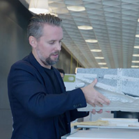 close-up picture of lightweight building material
