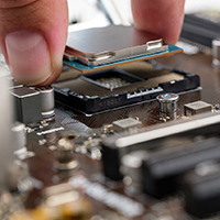 picture of an FPGA