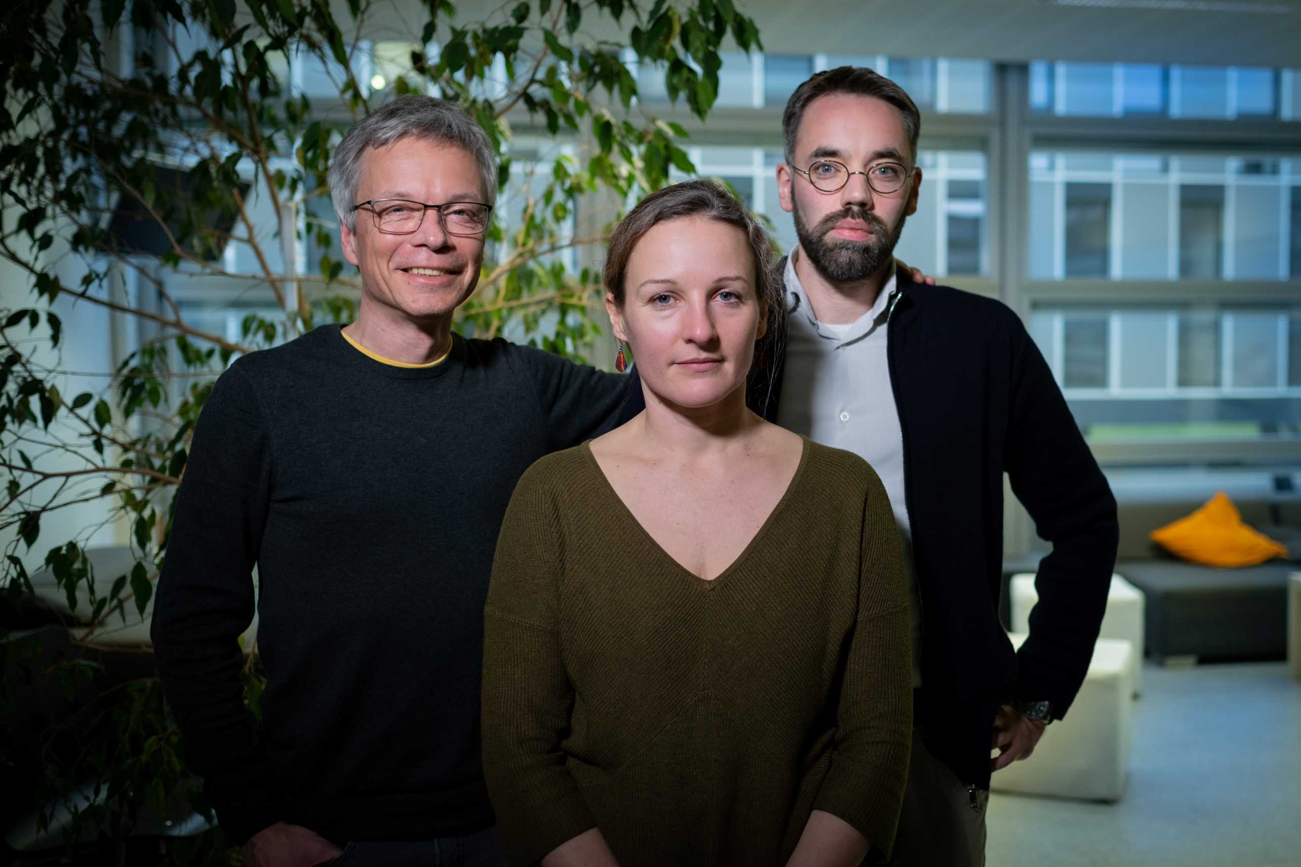 the three researchers