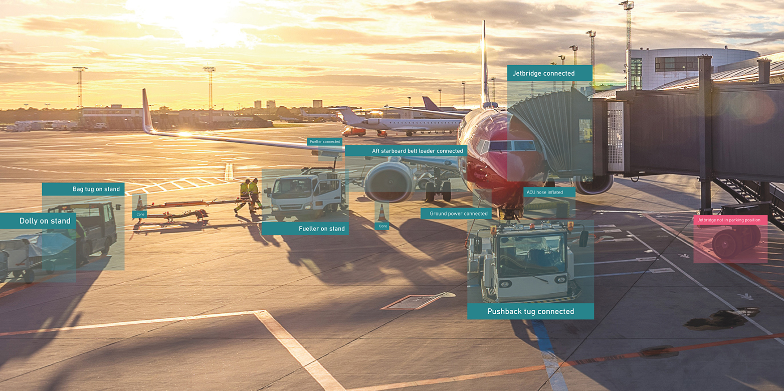 plane connected to the gate