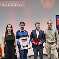 picture of the winners - four people