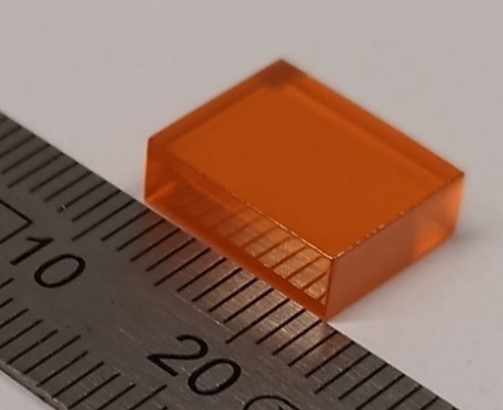 perovskite crystal about 1 cm long