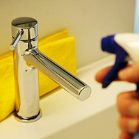 symbolic picture: cleaning a tap